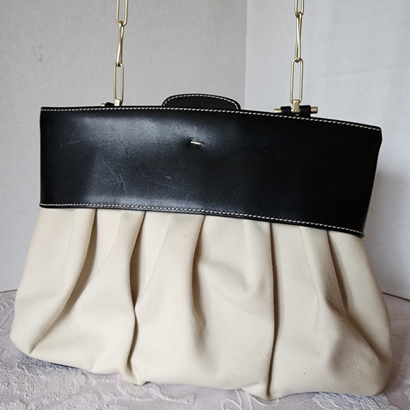 Barry Kieselstein-Cord Vintage Shoulder Bag with Alligator Accent, EUC - Picture 2 of 16